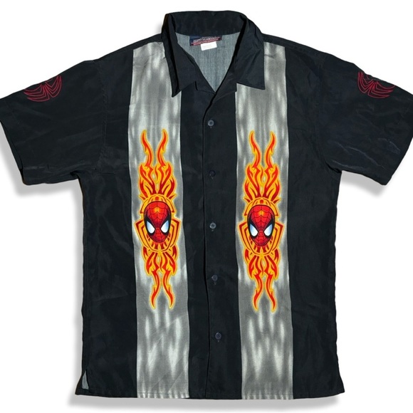 Spiderman Other - Vintage 2002 SpiderMan Bowling Shirt